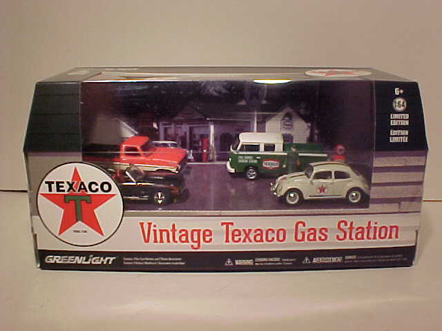 Texaco Gas Station 4 pack